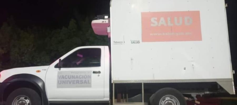 Roban camioneta con 11 mil vacunas de VPH en Loma de Caballo