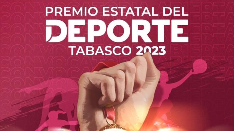 Lanzan convocatoria para Premio Estatal del Deporte y Premio al Mérito Deportivo Tabasqueño 2023