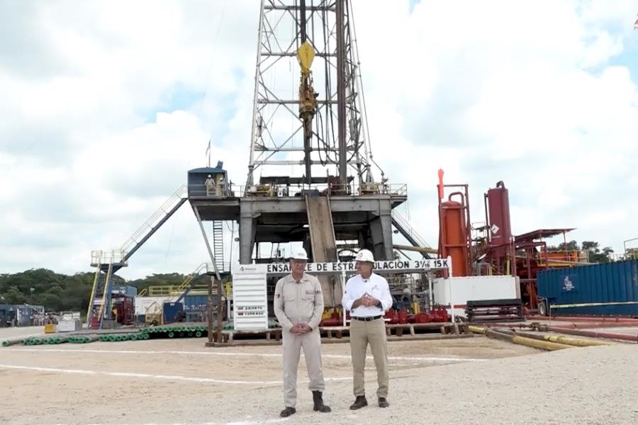 En 2 semanas llegarían a profundidad del pozo exploratorio Bushel en Cárdenas: Pemex