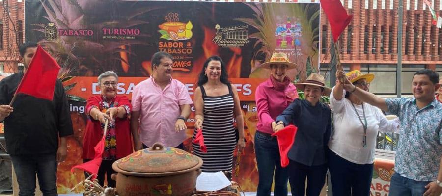 En el marco de la feria municipal, realiza Turismo duelo de fogones en Huimanguillo