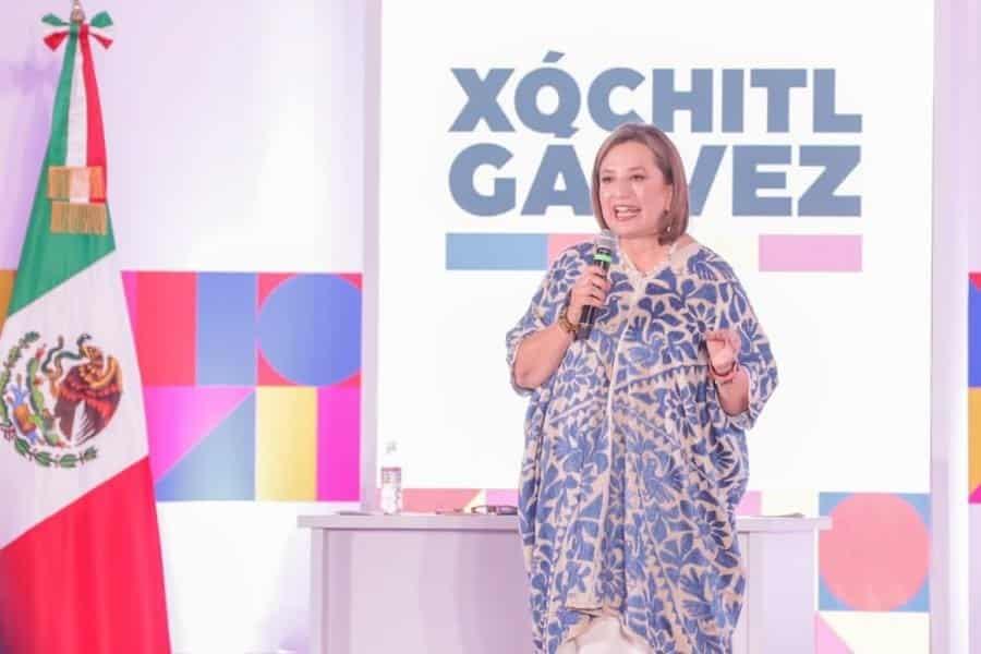 Estamos a un dígito de Morena en encuestas: Xóchitl Gálvez