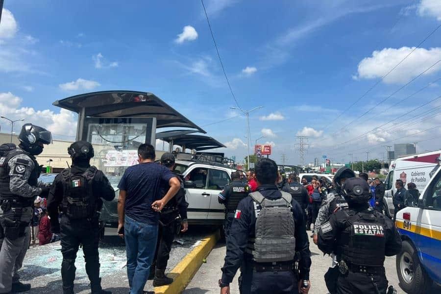 Atropellamiento masivo deja 10 heridos en Puebla