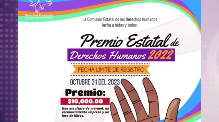 Convoca CEDH a participar en el Premio Estatal de Derechos Humanos 2022