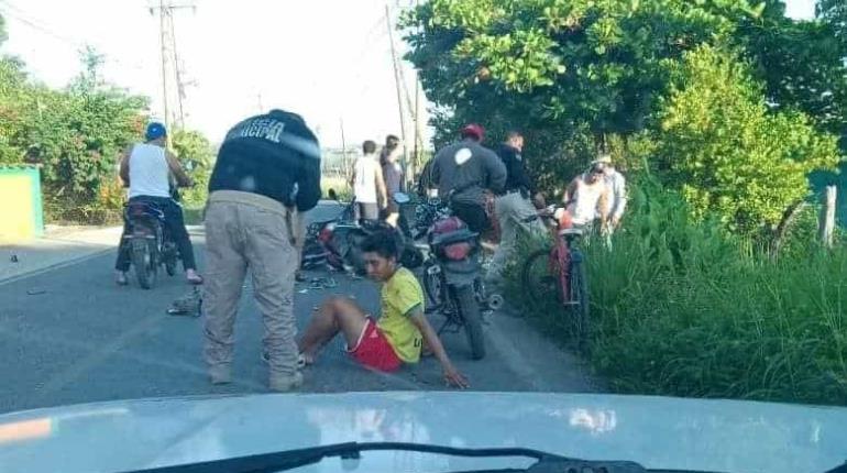 Choque entre motociclistas cobra vida de mujer en Jalpa