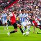 ¡Sigue en plan goleador! "Santi" Giménez anota y da asistencia en goleada del Feyenoord