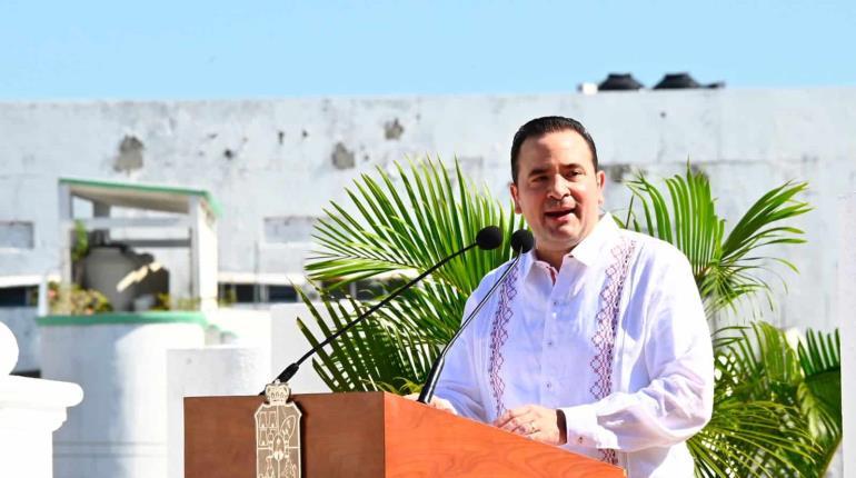 En Tabasco "no hay Caballo de Troya": del Rivero durante ceremonia del Inicio de Independencia