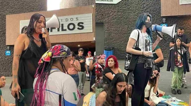 Activista trans realiza toma simbólica de la Cineteca Nacional tras acto de discriminación