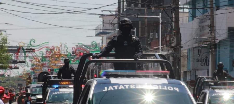 Saldo blanco en Grito de Independencia y Desfile Cívico Militar: SSPC