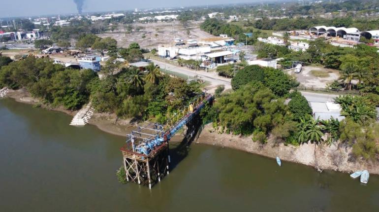 Ya se construyen pilotes para bocatoma en el Carrizal y llevar agua a Las Ilusiones: Bienestar Tabasco