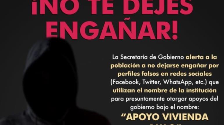 Alerta Tabasco por fraudes que operan bajo el nombre ´Apoyo Vivienda AMLO´