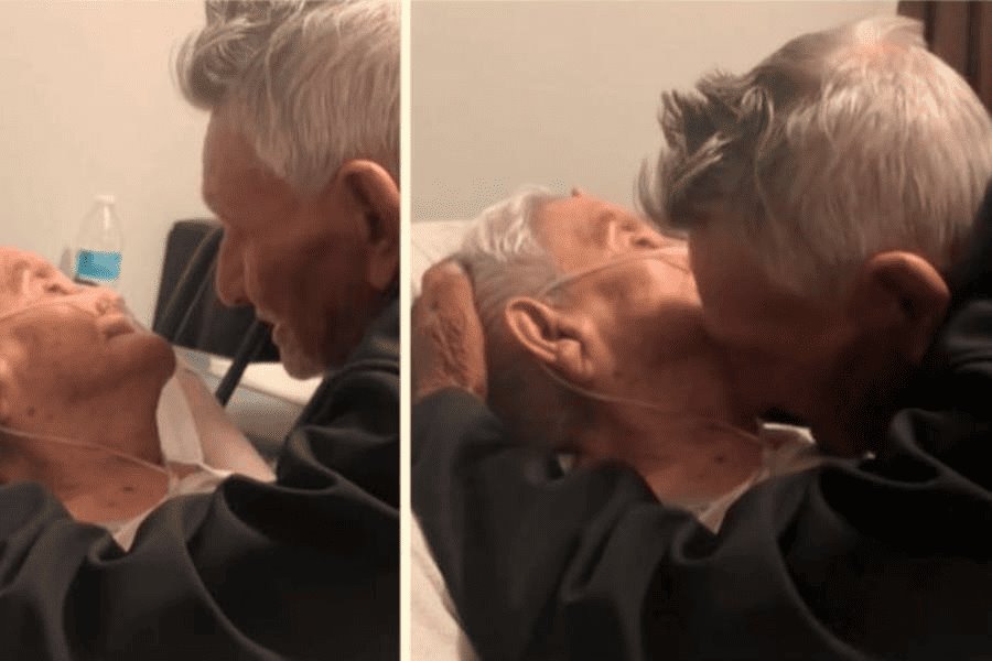 "Allá nos vemos", abuelito se despide de su esposa tras 73 años juntos