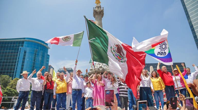 Aprueba INE medidas cautelares contra Xóchitl por evento en el Ángel de la Independencia