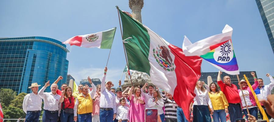 Aprueba INE medidas cautelares contra Xóchitl por evento en el Ángel de la Independencia