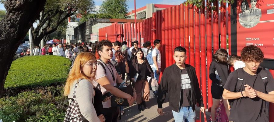 Por riña entre alumnos desalojan UVM campus Coyoacán