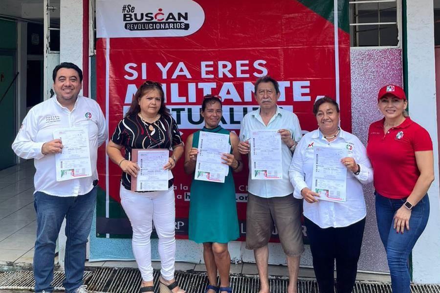 Participa PRI Tabasco en la Jornada Nacional de Afiliación