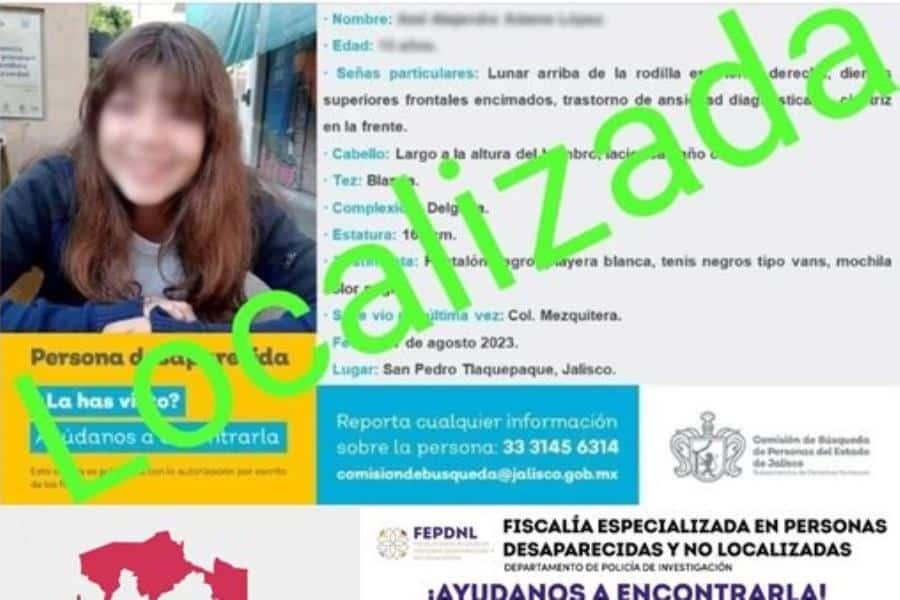 Localizan en Tabasco a 2 adolescentes originarias de Jalisco y Tlaxcala; ya fueron devueltas a sus familiares