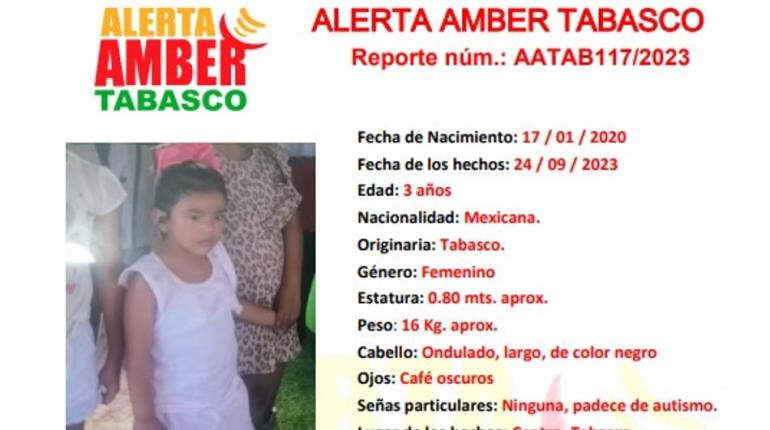 No se descarta ninguna línea de investigación: Gobierno sobre niña Regina extraviada