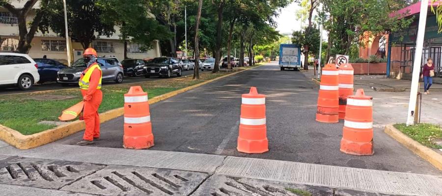 Cierran Avenida de Los Ríos en carril que va al tanque elevado