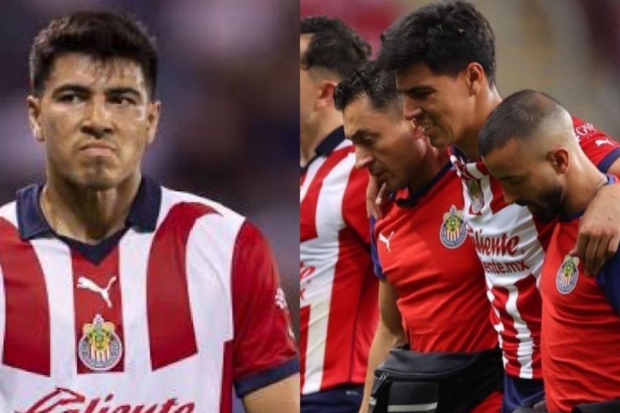 Erick Gutiérrez podría perderse varias semanas con Chivas por lesión