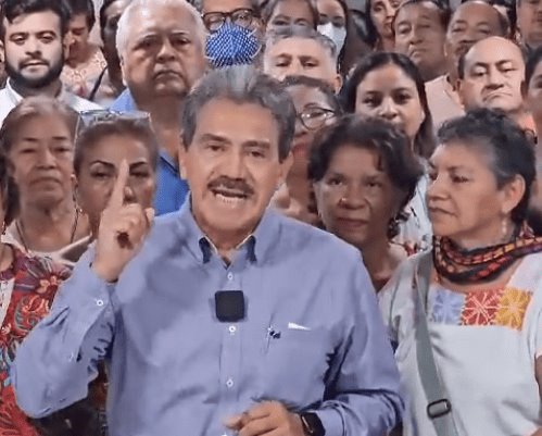 "Se sirvieron con la cuchara grande las dos facciones", acusa Evaristo ante elección de las cuatro propuestas a la encuesta estatal 