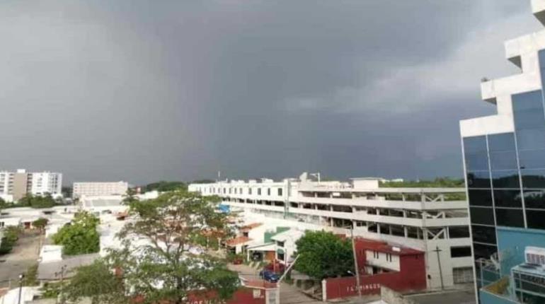 Se espera inicio de semana con lluvias ligeras de hasta 25 mm en Tabasco