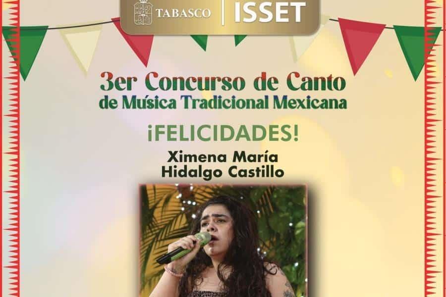 3 mujeres ganan Concurso de Canto de Música Tradicional Mexicana del ISSET