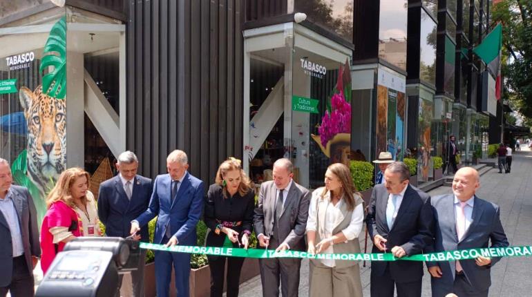 Inauguran en CDMX participación de Tabasco en Punto México