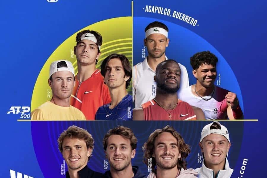 Abierto de Acapulco 2024 contará con la participación de cinco jugadores del Top 10 de la ATP