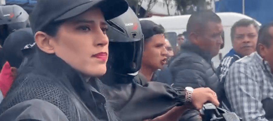 Denuncia Sandra Cuevas agresión en visita a la central de abastos de la CDMX