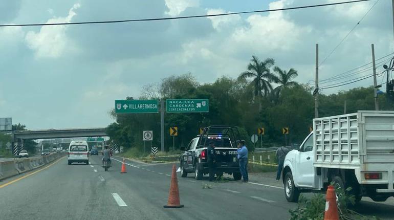 Atropellan y matan a sujeto que cruzaba la Frontera-Villahermosa