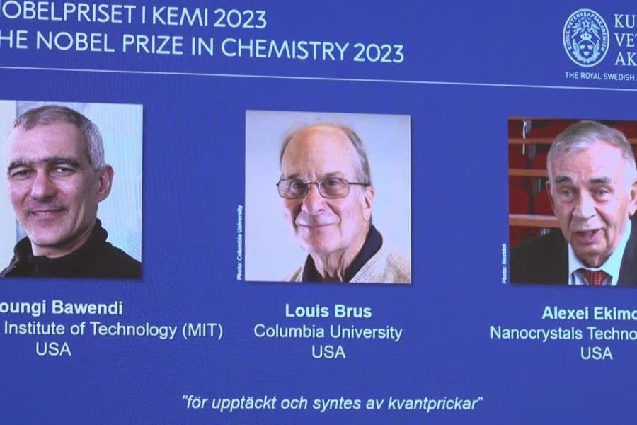 Otorgan Premio Nobel de Química a Moungi G. Bawendi, Louis E. Brus y Alexei I. Ekimov