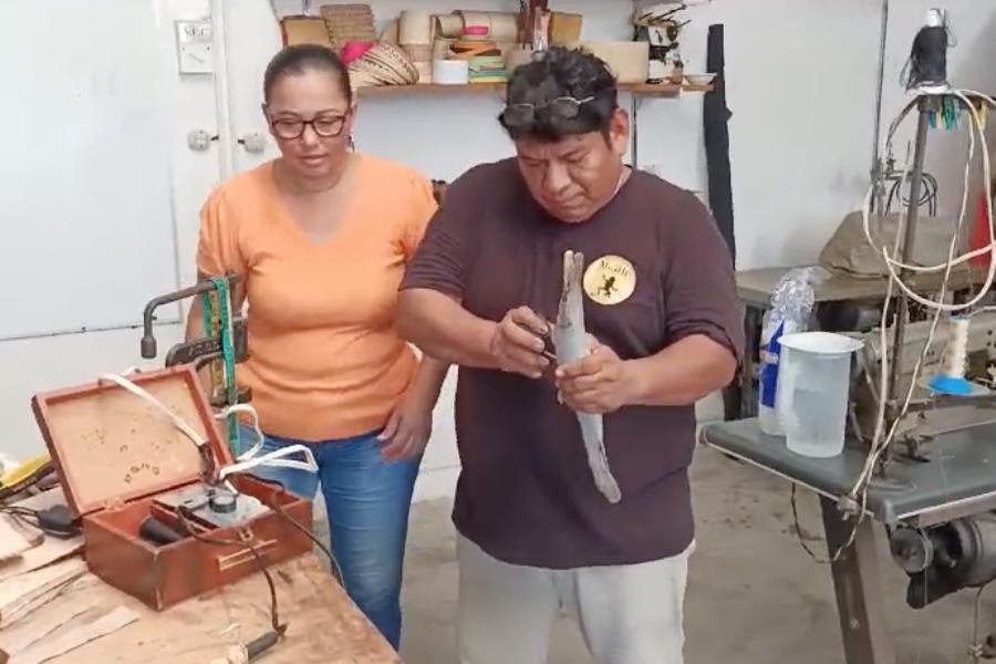 Supervisa FONART talleres artesanales de Tabasco beneficiados con programa Proyectos Estratégicos