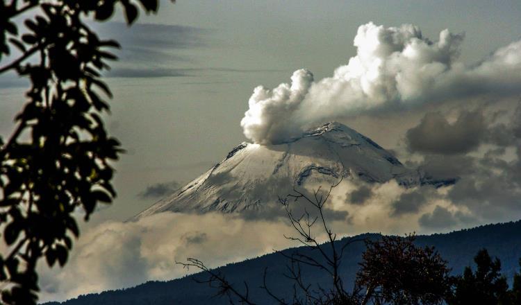 Registra Popocatépetl 262 exhalaciones en 24 horas; se encuentra en amarillo fase 2