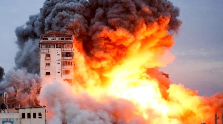 Destruye Israel la Torre Palestina en ataque aéreo contra Hamás