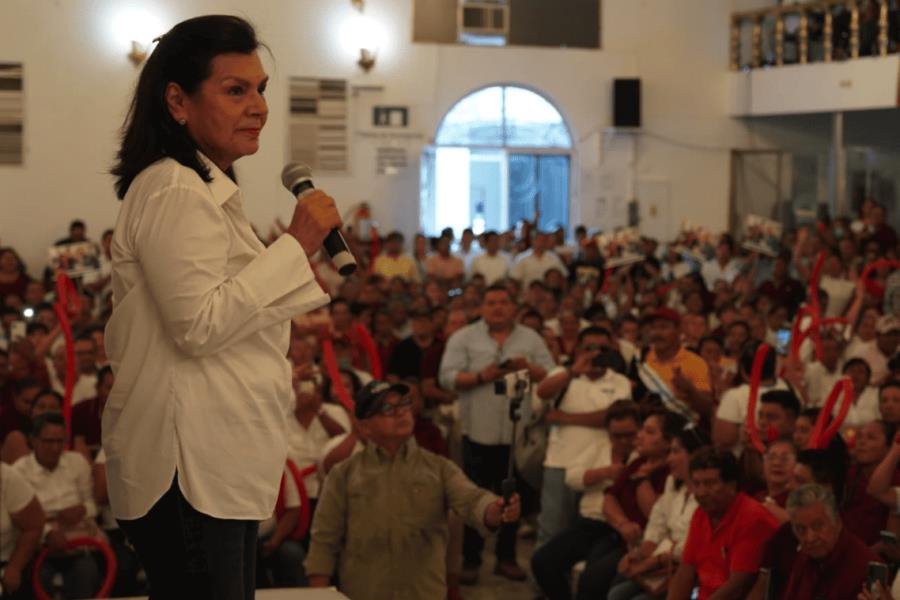 "En Tabasco es tiempo de las mujeres": Osuna en asamblea informativa en Centro