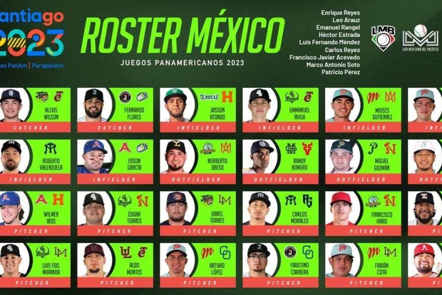 LMB da a conocer roster de peloteros para Juegos Panamericanos 2023