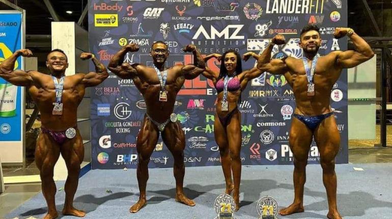 3 tabasqueños consiguieron primer lugar en Mr. México 2023 de fisicoconstructivismo y fitness