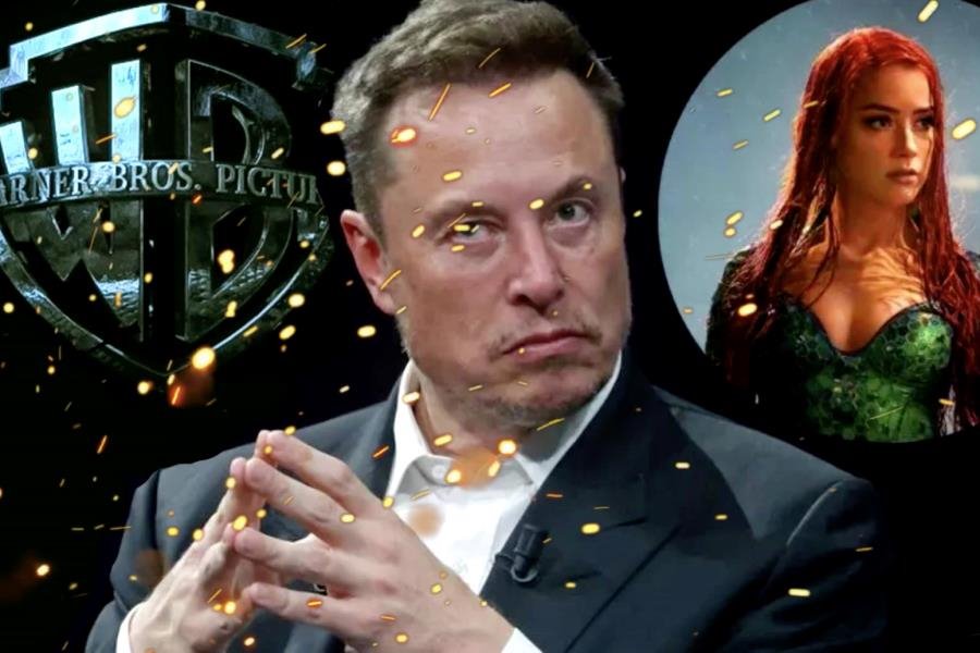 Musk habría amenazado con quemar Warner Bros si despedían a Amber Heard de Aquaman 2