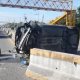 Mujer sufre lesión en la pierna al estrellarse contra camioneta en Estación Chontalpa