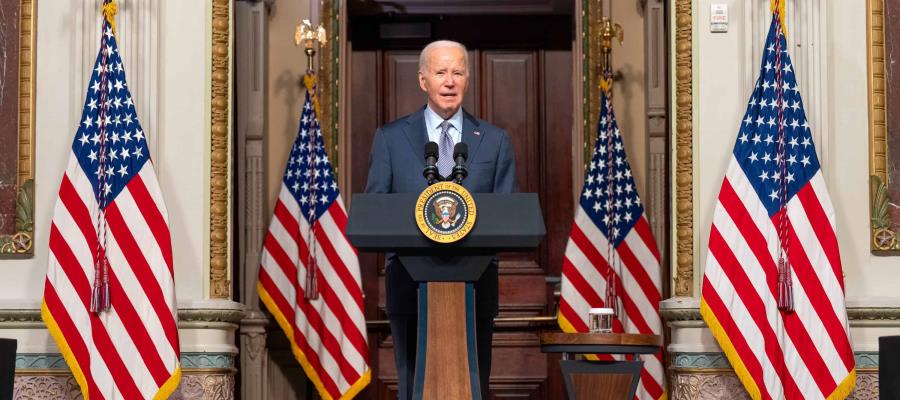 Asegura Casa Blanca que lo que sabe Biden de los niños decapitados lo vio en la prensa