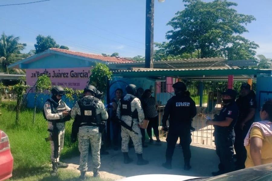 Activa Guardia Nacional y SSPC operativo disuasivo en Macuspana tras hechos delictivos