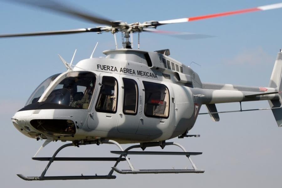 Se desploma helicóptero de la Fuerza Aérea Mexicana en Durango