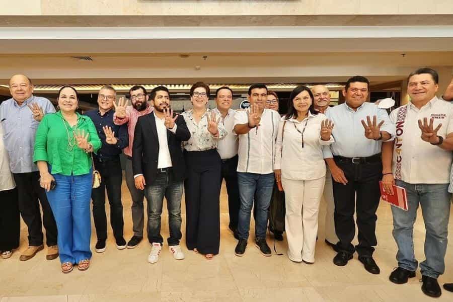 Reaccionan los cinco aspirantes ante la publicación de la lista oficial de perfiles que serán encuestados por Morena en Tabasco