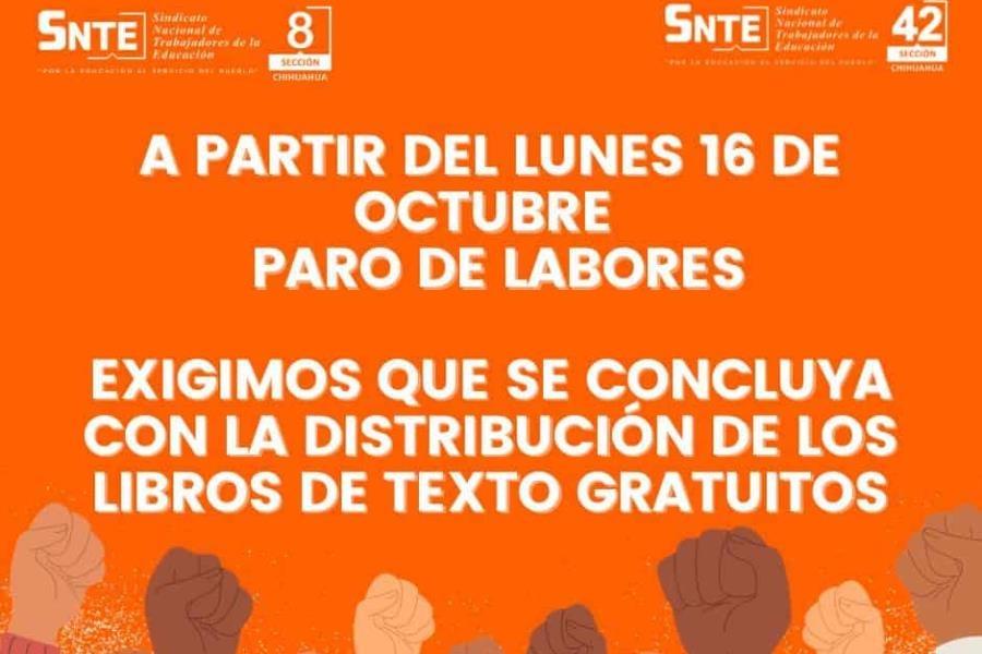 ¡Se quedan sin clases! Anuncian paro en escuelas de Chihuahua por suspensión de entrega de libros de la SEP