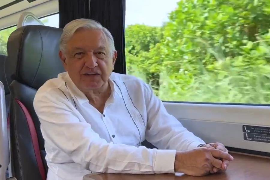 Anuncia AMLO que Tren del Istmo será inaugurado el 22 de diciembre