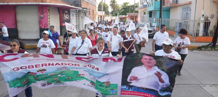 Visita Cantón municipios de Paraíso y Comalcalco