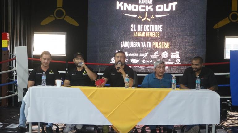 Presentan función de box "Knock out" a realizarse el 21 de octubre