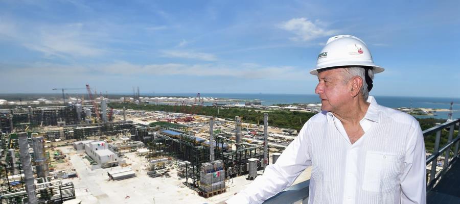 AMLO estará el fin de semana en la refinería Olmeca y Villahermosa