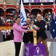 Abuchean a Ana Guevara en cierre de Mundial de Voleibol de Playa en Tlaxcala