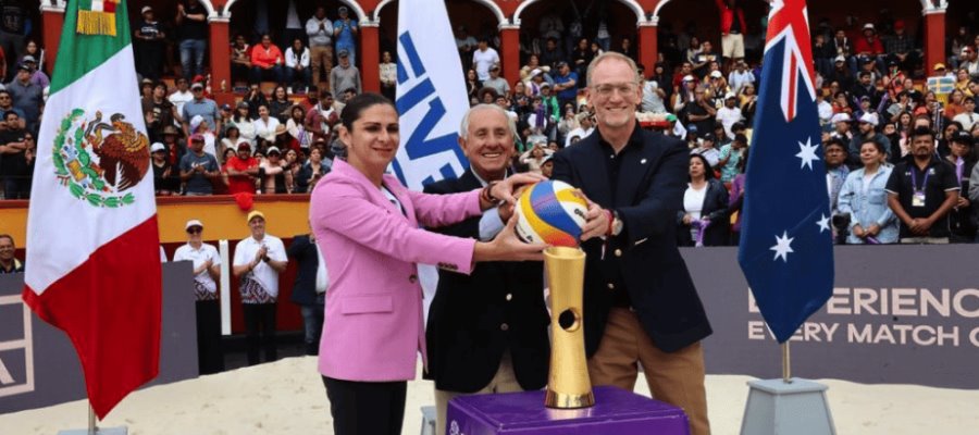 Abuchean a Ana Guevara en cierre de Mundial de Voleibol de Playa en Tlaxcala